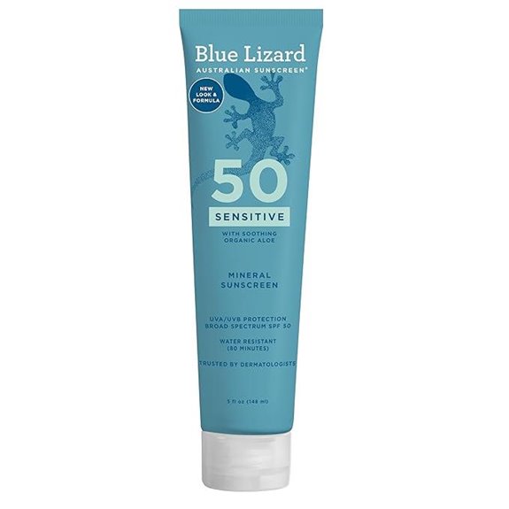 Blue Lizard Mineral SPF 50 Sunscreen Lotion with Aloe Vera
