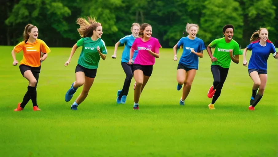 field Colors of the clothing and equipment vibrant and energizing