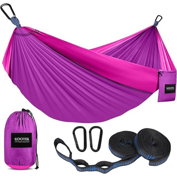 Kootek Camping Hammock with Straps and Carry Bag